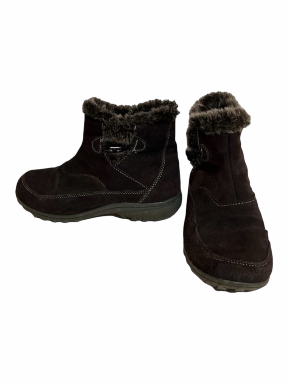 𝅺khombu Gracie brown booties, size 8, good condition